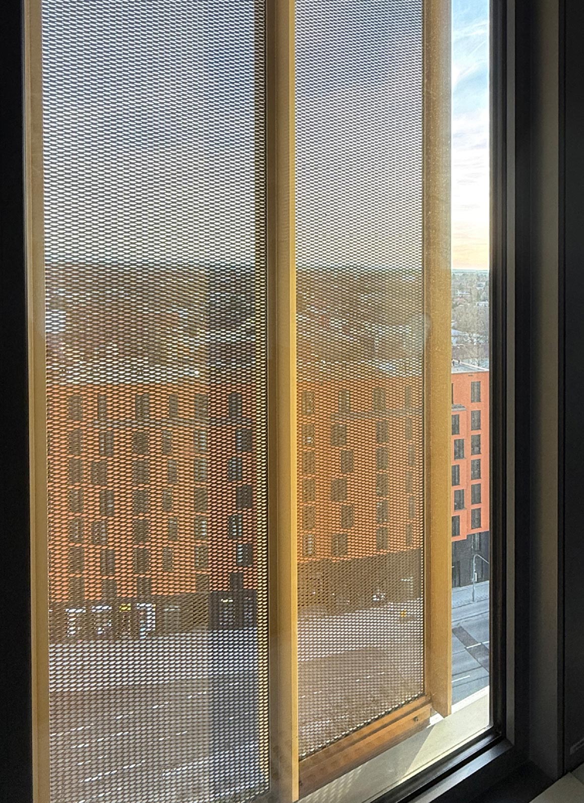 Laimer Würfel München - Blick aus dem Fenster Ausblick aus dem Fenster des Laimer Würfels in München